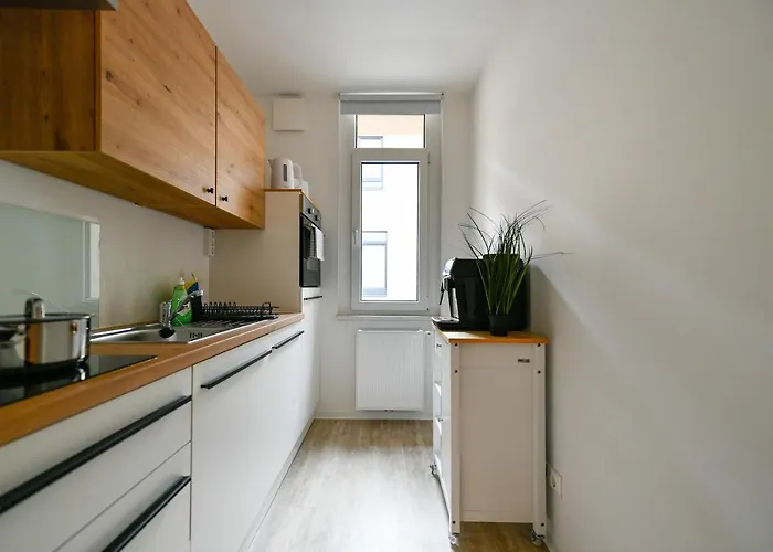 Apartament Am Theater - Modern, Zentral Und Ruhig Mit Kueche, Waschtrockner, Netflix, Wlan Und Parkplatz- 2 Zimmer, 52 Qm