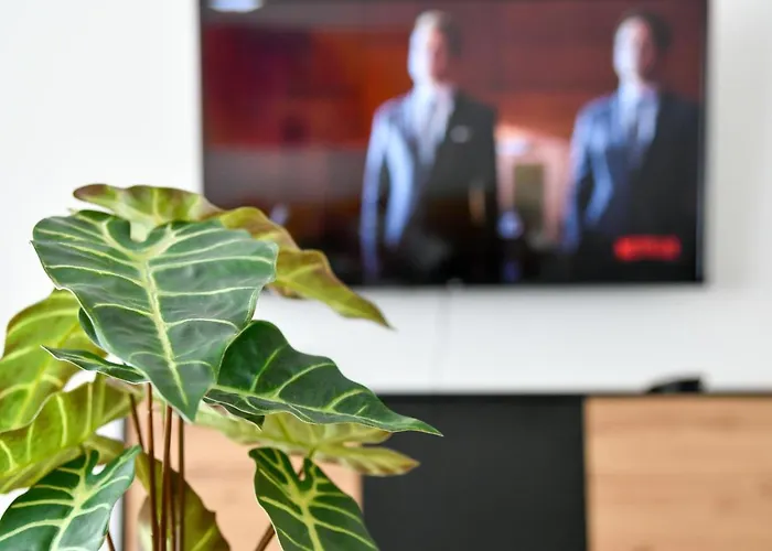 Am Theater - Modern, Zentral Und Ruhig Mit Kueche, Waschtrockner, Netflix, Wlan Und Parkplatz- 2 Zimmer, 52 Qm Chociebuż